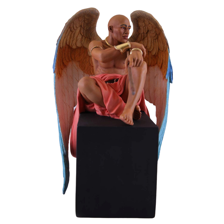 Angel at Rest: African American Figurine by Thomas Blackshear