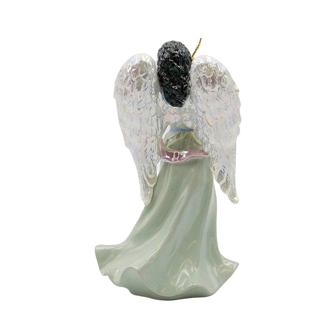 Angel with Dove: African American Porcelain Figurine by Cosmos Gifts