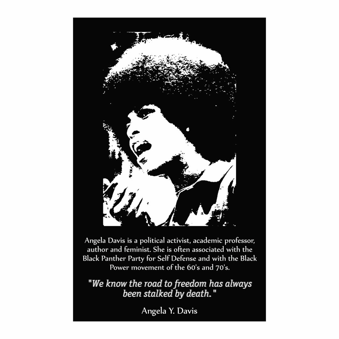 Angela Davis: The Road to Freedom by Sankofa Designs