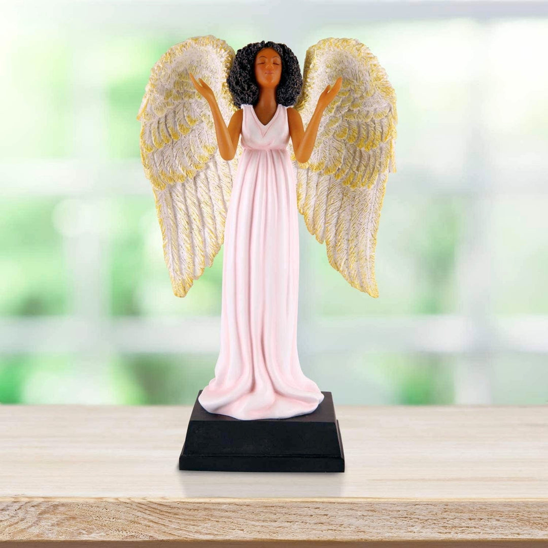 Angelic Praise: African American Angel Figurine