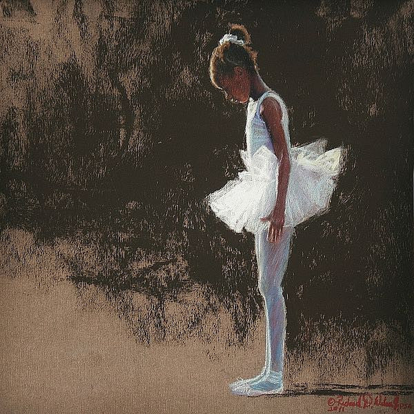 Anticipation (African American Ballerina) by Richard Wilson (Art Print)