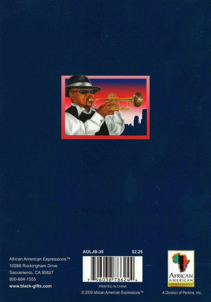 For One Smooth Brotha: African-American Birthday Card (Back)