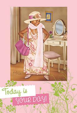 12 of 20: Today is Your Day: African American Birthday Card by African American Expressions