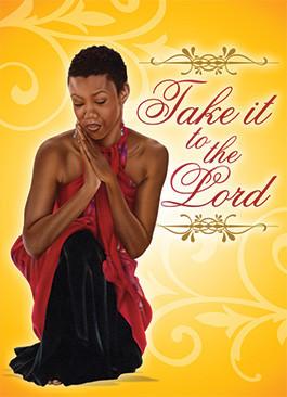 Take it to the Lord: African American Encouragement Card by African American Expressions