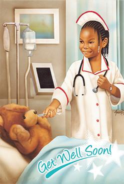 Get Well Soon: African American Get Well Soon Card by African American Expressions