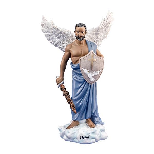 Archangel Uriel: African American Angelic Figurine by Positive Image Gifts