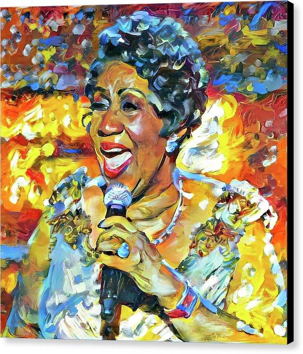 Aretha Franklin by Yury Malkov