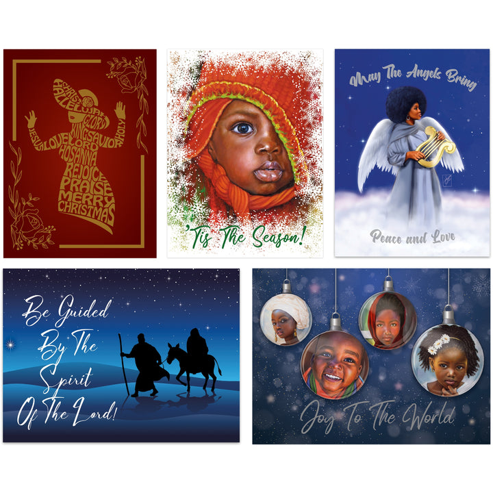 Assorted Box Set #5: African American Christmas Card Box Set