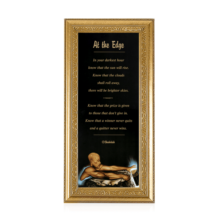 At the Edge (Male) by Fred Mathews and Shahidah (Framed)