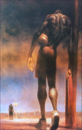 David And Goliath (Basketball) by Kadir Nelson