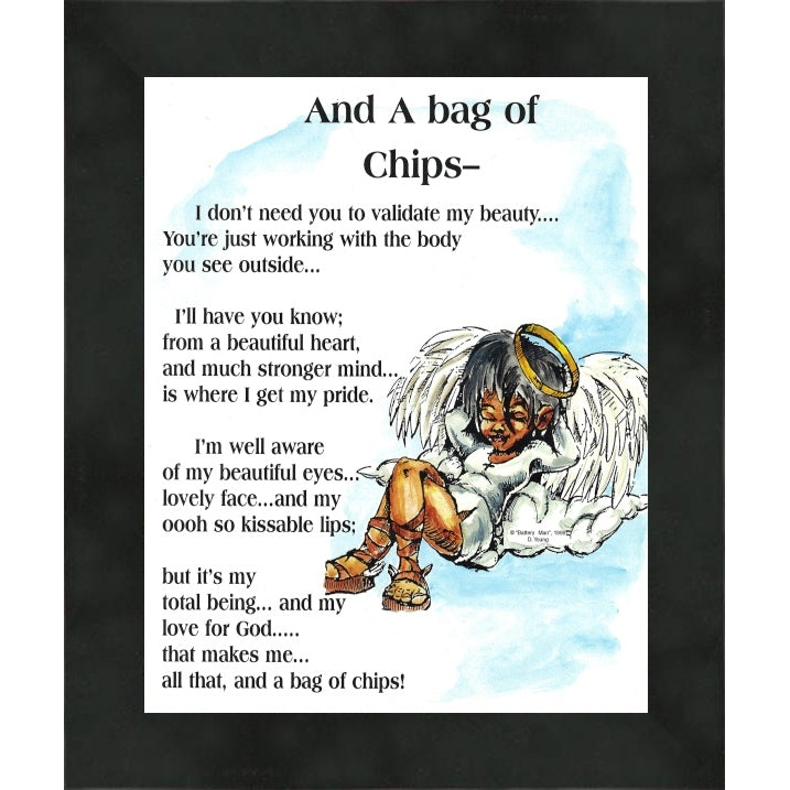 And a Bag of Chips by Donald "Batteryman" Young (Black Frame)