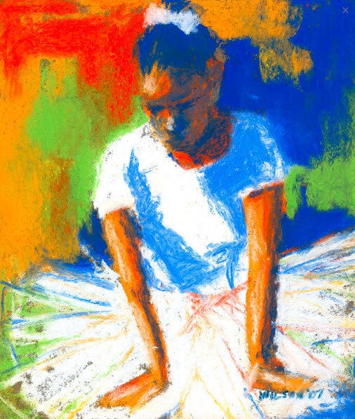 African American Ballerina III by Richard Wilson (Art Print)