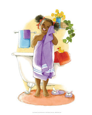 Bath Time Giggles (Girl) by Sylvia Walker