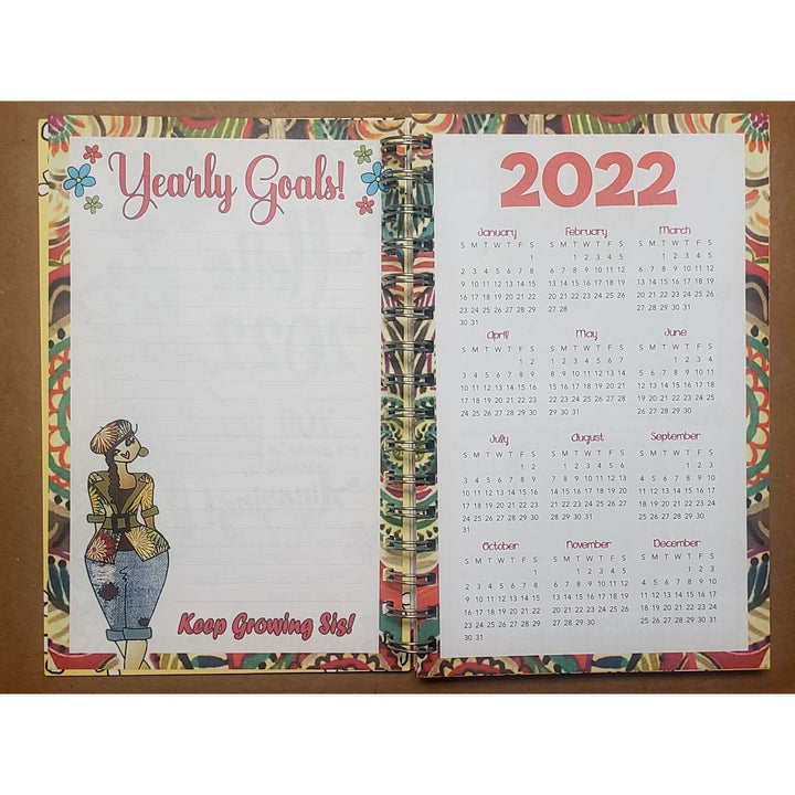 100% Pure Choc-LIT! by Kiwi McDowell: 2022 African American Weekly Planner (Interior)