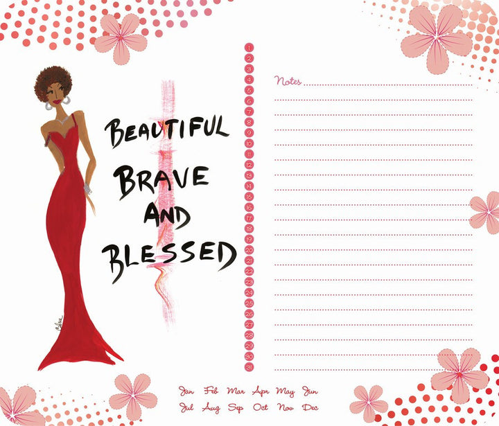 Beautiful, Brave and Blessed Memo Mouse Pad
