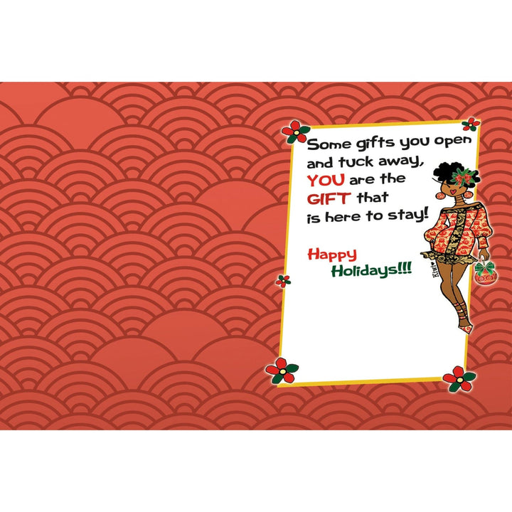 Best Gift of the Year by Kiwi McDowell: African American Christmas Card Box Set (Inside)