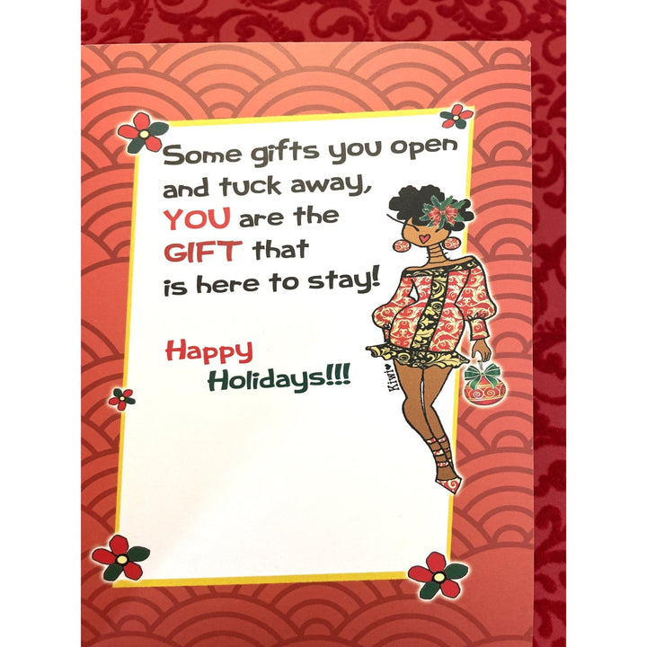 Best Gift of the Year by Kiwi McDowell: African American Christmas Card Box Set (Inside)