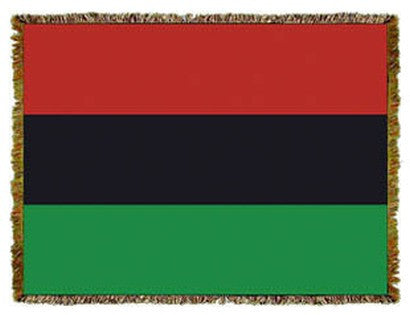 African-American Flag Tapestry Throw