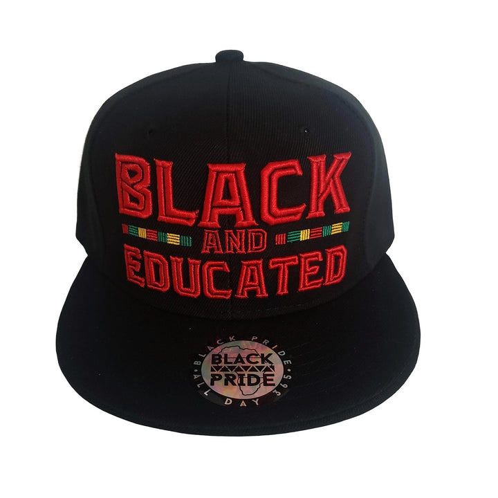 Black and Educated: Black Pride Premium Baseball Cap by RBG Forever