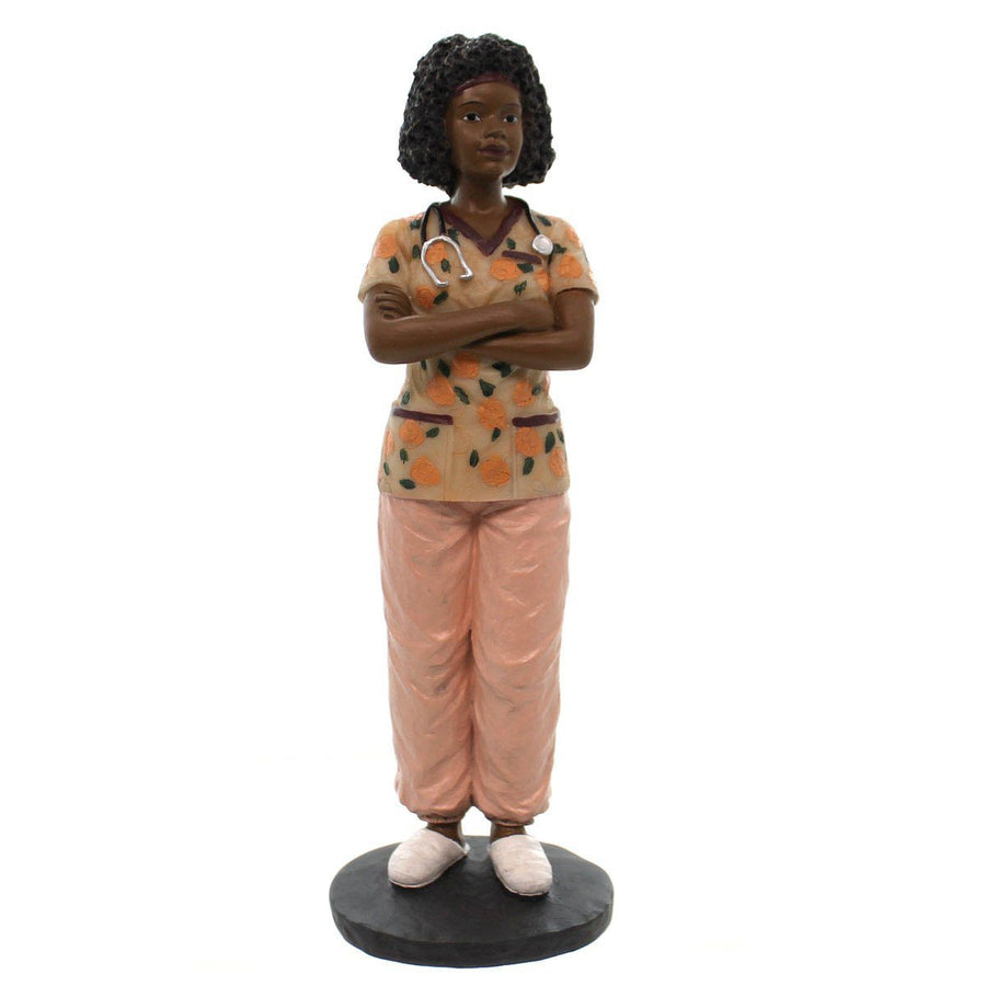 African American Nurse Figurine by Positive Image Gifts