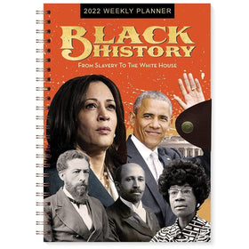 Black History 2022 Weekly Planner-Weekly Planner-African American Expressions-8.75x6 inches-2022-The Black Art Depot