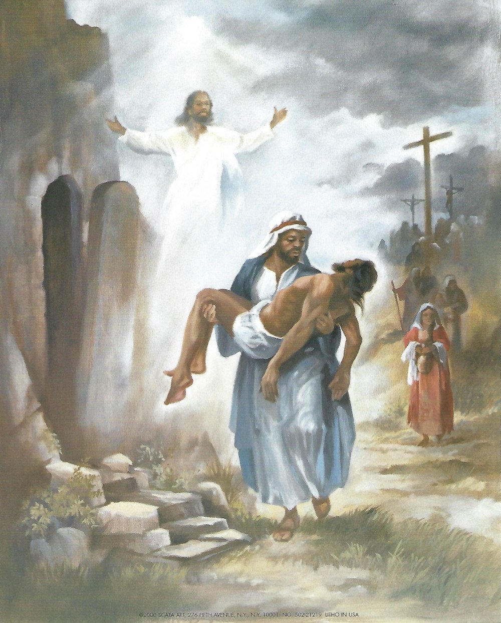 1 of 2: And He Rose: The Resurrection (Black Jesus) by Vincent Barzoni