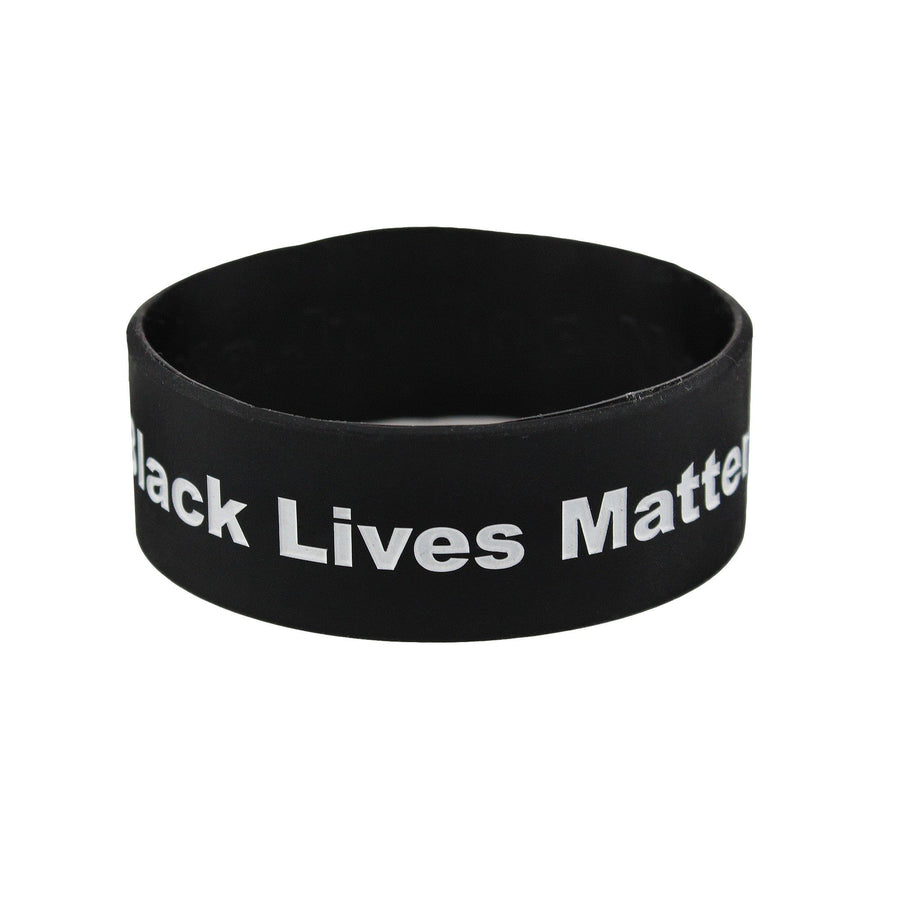 Black Lives Matter Premium Silicone Black Wristband The Black Art Depot