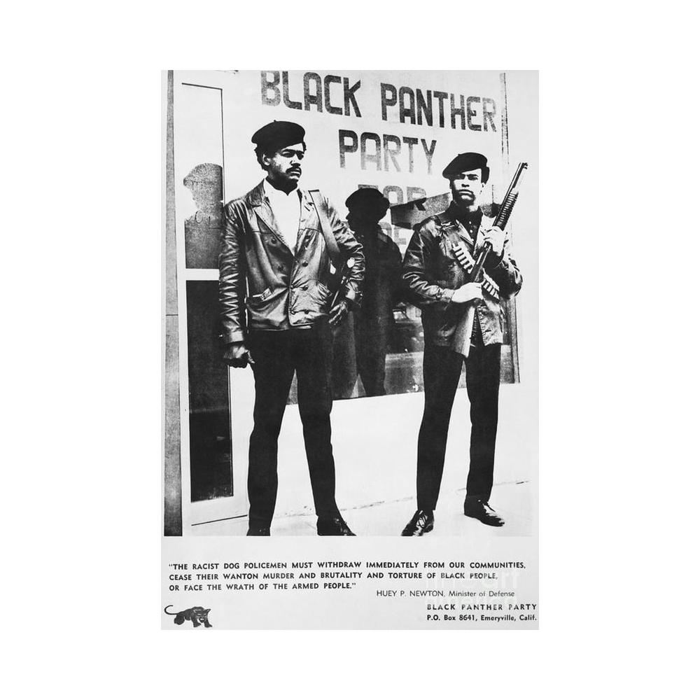 Black Panther Party for Self Defense, 1968 by Photo Reasearchers