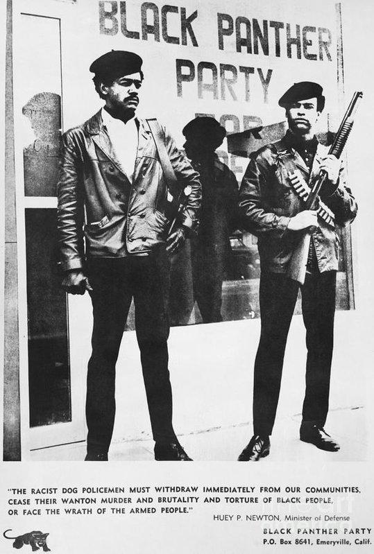 Black Panther Party for Self Defense, 1968 by Photo Reasearchers