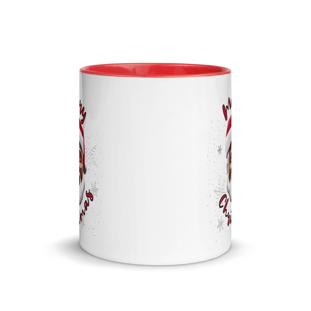 Merry Christmas: African American Santa Claus Ceramic Coffee Mug