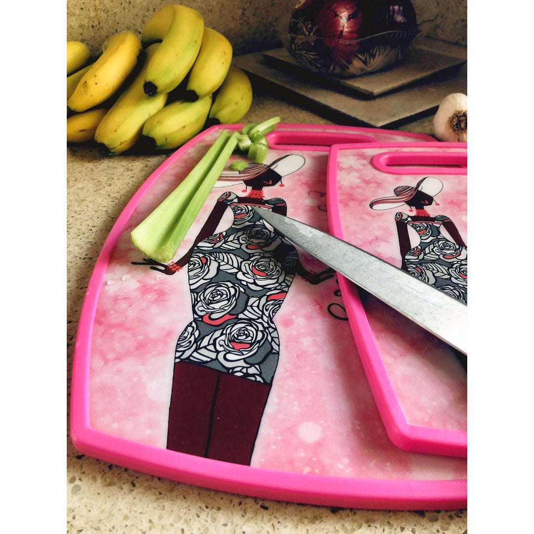 Blessed & Sho'Nuff Favored by Kiwi McDowell: Afrocentric Cutting Board