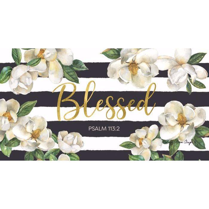 1 of 3: Blessed Magnolia-Checkbook Planner-Sandy Clough-3.5x6.5 inches-2021-2022-The Black Art Depot