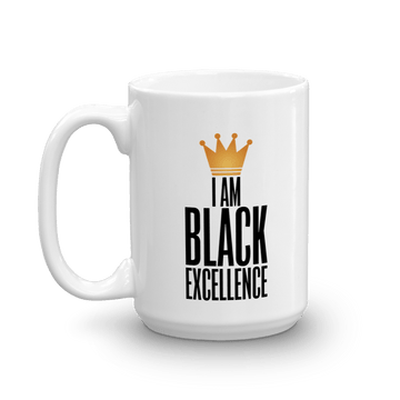 I Am Black Excellence Ceramic Coffee/Tea Mug (Left)