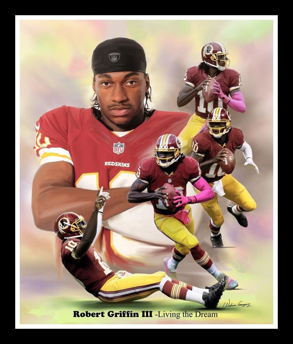 Rgiii Living the Dream (Robert Griffin III) by Wishum Gregory – The Black Art ...