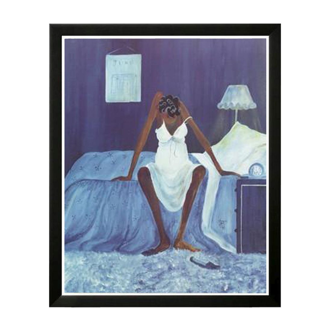 4 of 5: Blue Monday by Annie Lee (Black Frame)