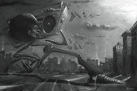 Jazz musician art print justin bua jazz painting urban artist bua inc Jazz musician art print justin bua jazz painting urban artist bua inc