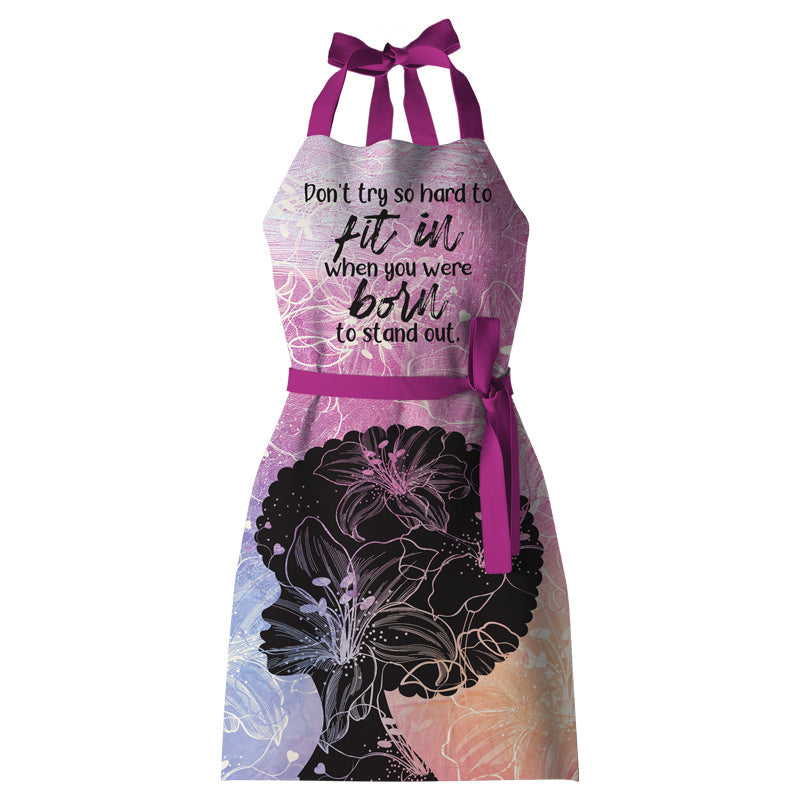 Born to Stand Out: African American Kitchen Apron