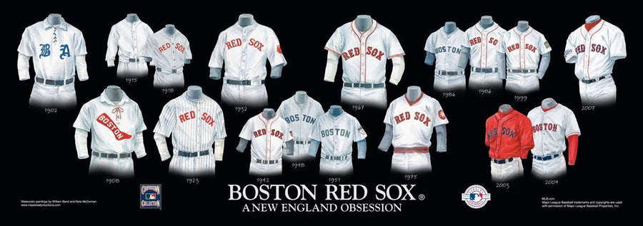 Boston Red Sox: A New England Obsession Poster by Nola McConnan and William Band