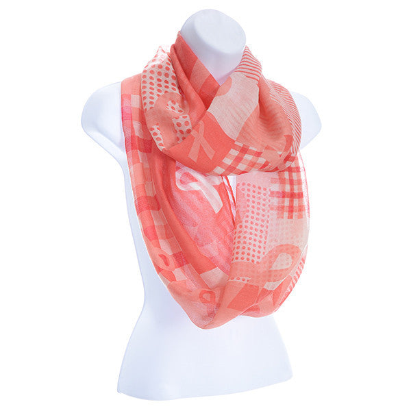 Breast Cancer Awarness Oversized Scarf by Judson and Company