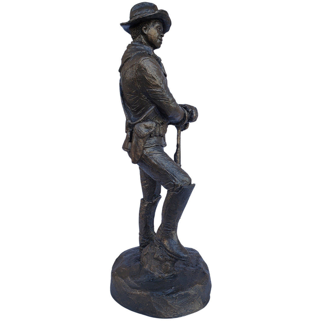 Buffalo Soldier: Corporal Figurine-Figurine-Micheal Garman Collection-13 inches-Hand Painted-The Black Art Depot