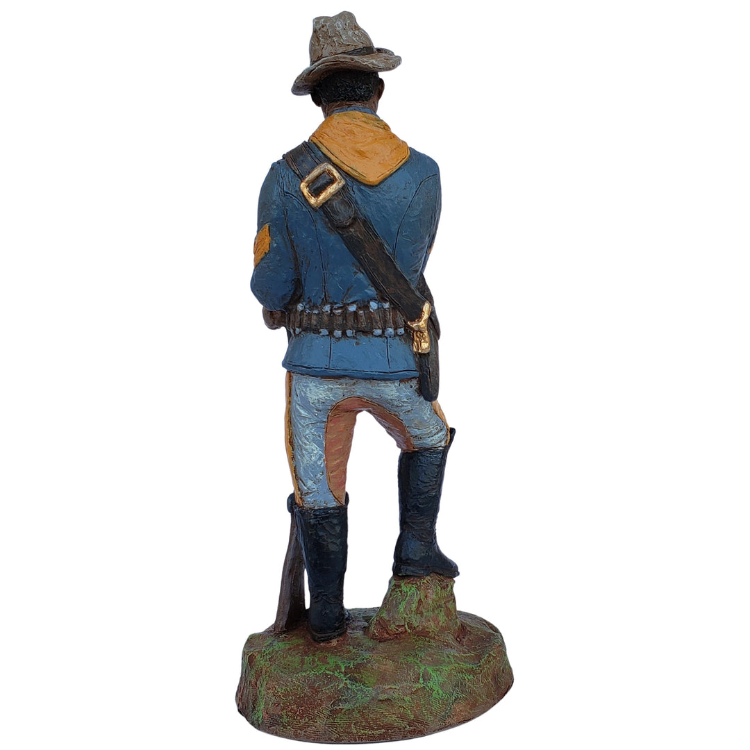 Buffalo Soldier Corporal Figurine (Hand Painted) by Michael Garman