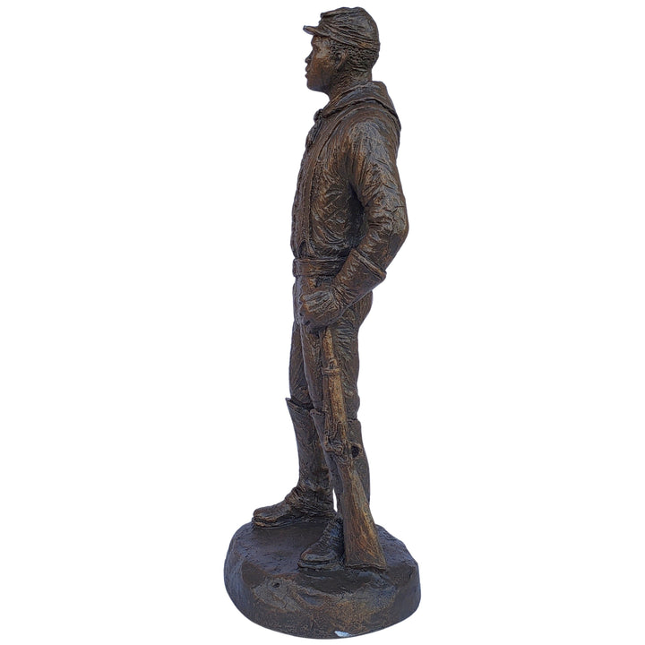 Buffalo Soldier Trooper Figurine (Bronzetone) by Michael Garman