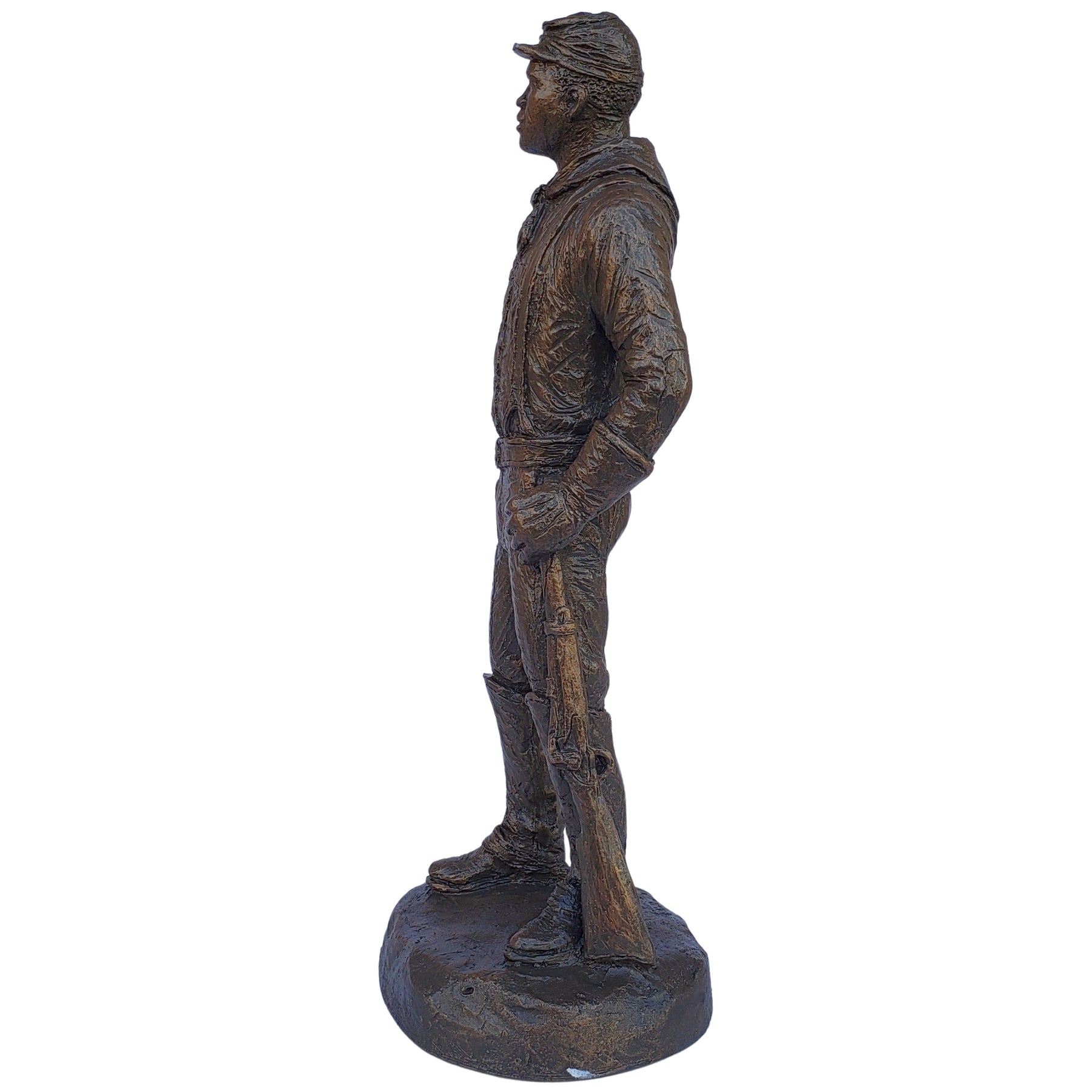 4 of 9: Buffalo Soldier Trooper Figurine (Bronzetone) by Michael Garman
