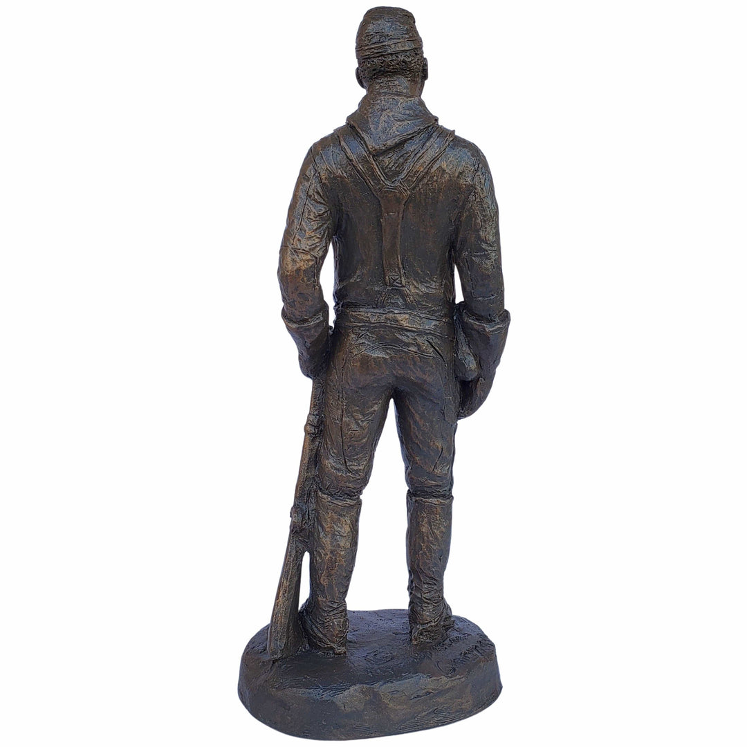 Buffalo Soldier Trooper Figurine (Bronzetone) by Michael Garman