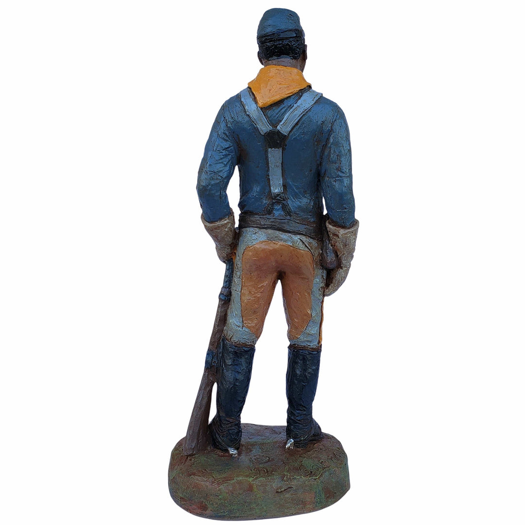 Buffalo Soldier Trooper Figurine (Hand Painted) by Michael Garman