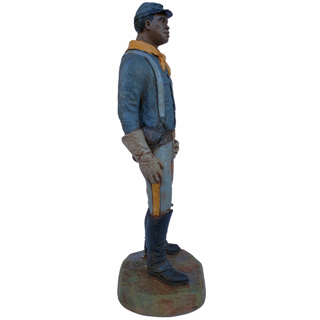 Buffalo Soldier Trooper Figurine (Hand Painted) by Michael Garman