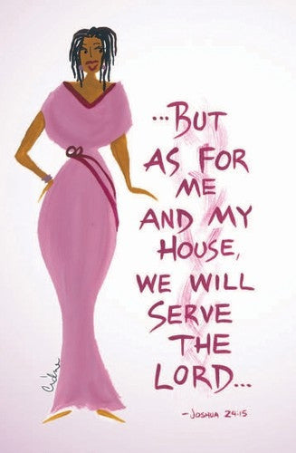 But As For Me and My House We Will Serve the Lord Magnet by Cidne Wallace