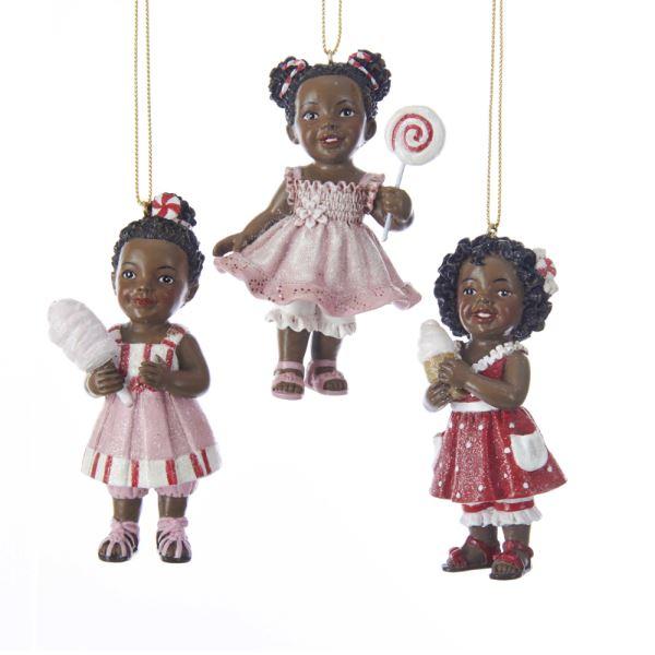 Candy Girls: African American Christmas Ornaments by Kurt Adler