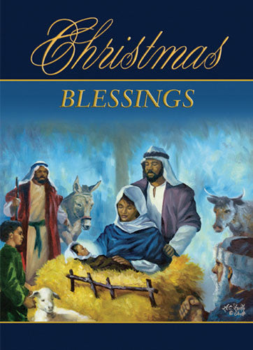 In the Stable: African American Christmas Card