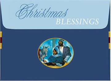 In the Stable: African American Christams Card Envelope